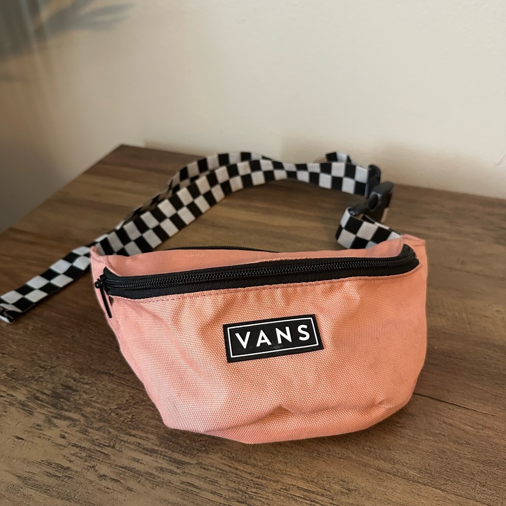Vans Pink Waist Bag/Fanny Pack with Checkered Strap